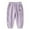 Purple, variant on NinXxx Girls Bow Tie Elastic Casual Pants School Spring Autumn Pink 5-6 Years