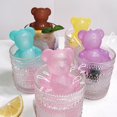 thumbnail image 2 of Style 2 5 uds cubos de hielo reutilizables plástico en forma de oso, es decir, cubo, uso duradero recongelable, 2 of 5