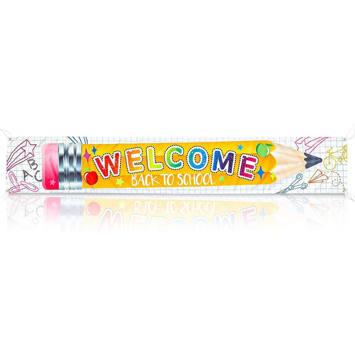 New Welcome/BIENVENIDOS Extra Large 13 oz Heavy Duty Vinyl Banner Sign with Metal Grommets Many Sizes Available Flag, Store Advertising 