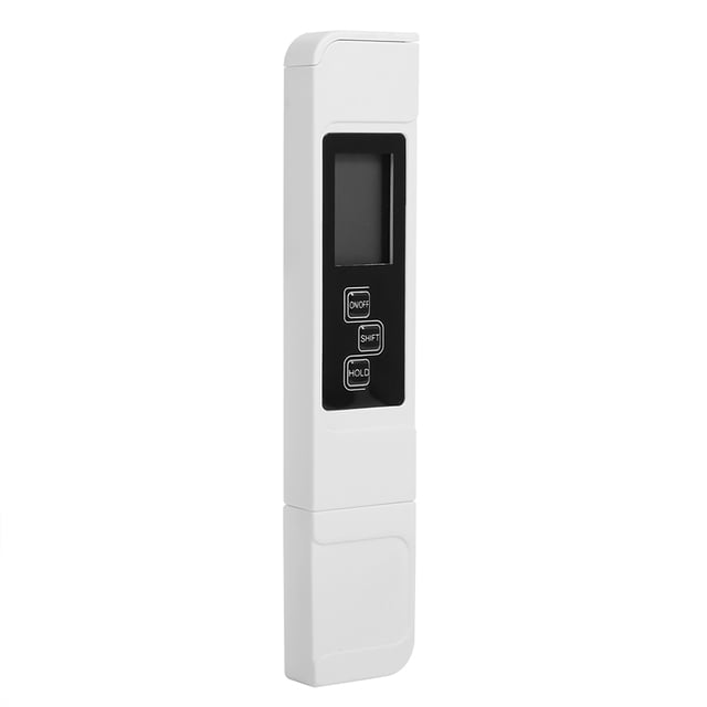 Probador De Agua Probador De ósmosis Con Volante De Juguete 3 En 1 Medidor Tds Profesional Medidor De Temperatura De Conductividad Tds Digital Lcd Portátil Probador