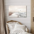 thumbnail image 2 of Ocean Beach Canvas Wall Art: Coastal Picture Seaside Sea Wave Print Decor Sunrise Seascape Artwork Relaxing Bedroom Living Room Home Office Painting Decoration, 2 of 6