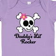 thumbnail image 4 of Inktastic Daddy's Little Rocker Skull Girls Baby Bodysuit, 4 of 5