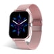 thumbnail image 1 of Hombres Reloj inteligente Digital Bluetooth Compatible con la pantalla Táctil Táctil Reloj de pulsera Fitness Tarifa cardíaca Música Reproductor de música SmartWatch Electronics Pink Steel Correa eigraketly EL005787-01B, 1 of 6