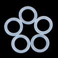 thumbnail image 3 of Uxcell 10mm OD 7mm ID 1.5mm Width Silicone Seal O-Rings White 100 Pack, 3 of 6