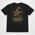 thumbnail image 3 of 250 Years Patriotic Graphic T-Shirt, USA 1776-2026 Eagle Flag Cross Tee, 3 of 9
