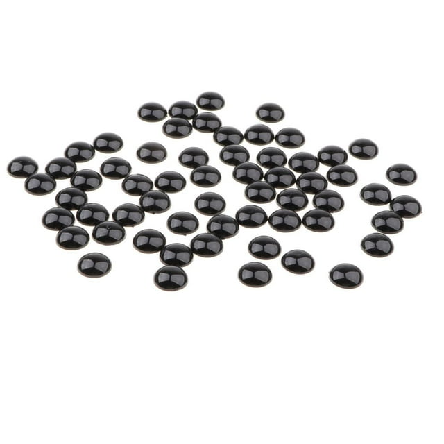 Ojos De Seguridad De Plástico Negro Para Peluches Peluche Animal Doll 8/14/16 / 18mm 14MM (60Pcs)