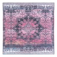 thumbnail image 3 of Unique Loom Renaissance Collection Area Rug - Roma (10' 6" Square Antique Rose/Black), 3 of 7