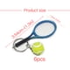 thumbnail image 2 of Naiovety 6 piezas simulación raqueta de tenis llaveros deporte moda colgante decoración llavero accesorios esposa verde Decoración del hogar Azul Naiovety HA011953-02, 2 of 5