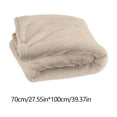 thumbnail image 3 of Electric Heated Blanket for Office and Home - Cozy Polyester Throw with Adjustable Temperature for Legs, Feet, and Knees - Beige, 3 of 6