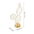 thumbnail image 2 of Raindrops Modern Golden Bedside Lamp Small Table Lamp for Bedroom Desk with Chic Metal Design, 2 of 7