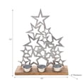 thumbnail image 3 of Maison Concepts Christmas Metal Star Tree 3 Tealight Holder (10L X 3W X 12H), 3 of 3