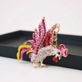 thumbnail image 4 of Llavero de Gallo de Rhinestone Sunnimix Colorido 12.5 cm, 4 of 8