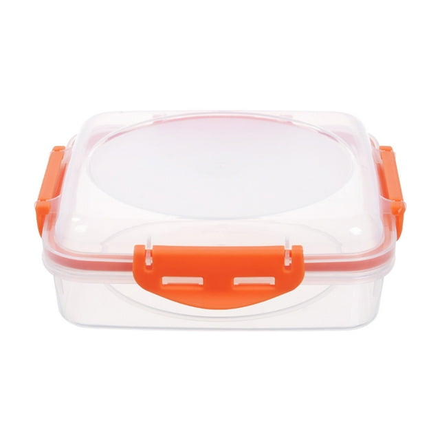 Large Lunch Box,Lunch Box with Container Food Grade Sandwich Imported Fresh Box Bread Sushi Rice Ball Breakfast Lunch Box Sealed Box Microwaveable Lunch Box Containers,Large Bread Box