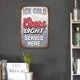 thumbnail image 3 of Pintura de hierro Placa de letrero de metal Pared Palabra positiva Cartel vintage para bar de hotel Tmvgtek Para estrenar, 3 of 9