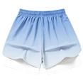 thumbnail image 5 of LEKWK Athletic Shorts for Women with Liner High Waisted Drawstring Gradient Swim Trunks Loose Fit Casual Workout Shorts for Gym Yoga Running, 5 of 5