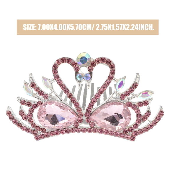 Raindrops Stage Performance Tiara Crown for Women with Elegant Alloy 1Set