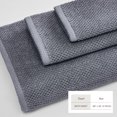 thumbnail image 4 of Great Bay Home Quick Dry Loop Textured 2-Pack Extra Large Bath Sheet Set, 35” x 68”, Chambray Blue, 4 of 6