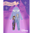 thumbnail image 2 of Disney Girls' Pajamas - Frozen, Lilo & Stitch Soft Fleece Faux Fur Hooded Onesie Sleepwear (4-10), 2 of 2