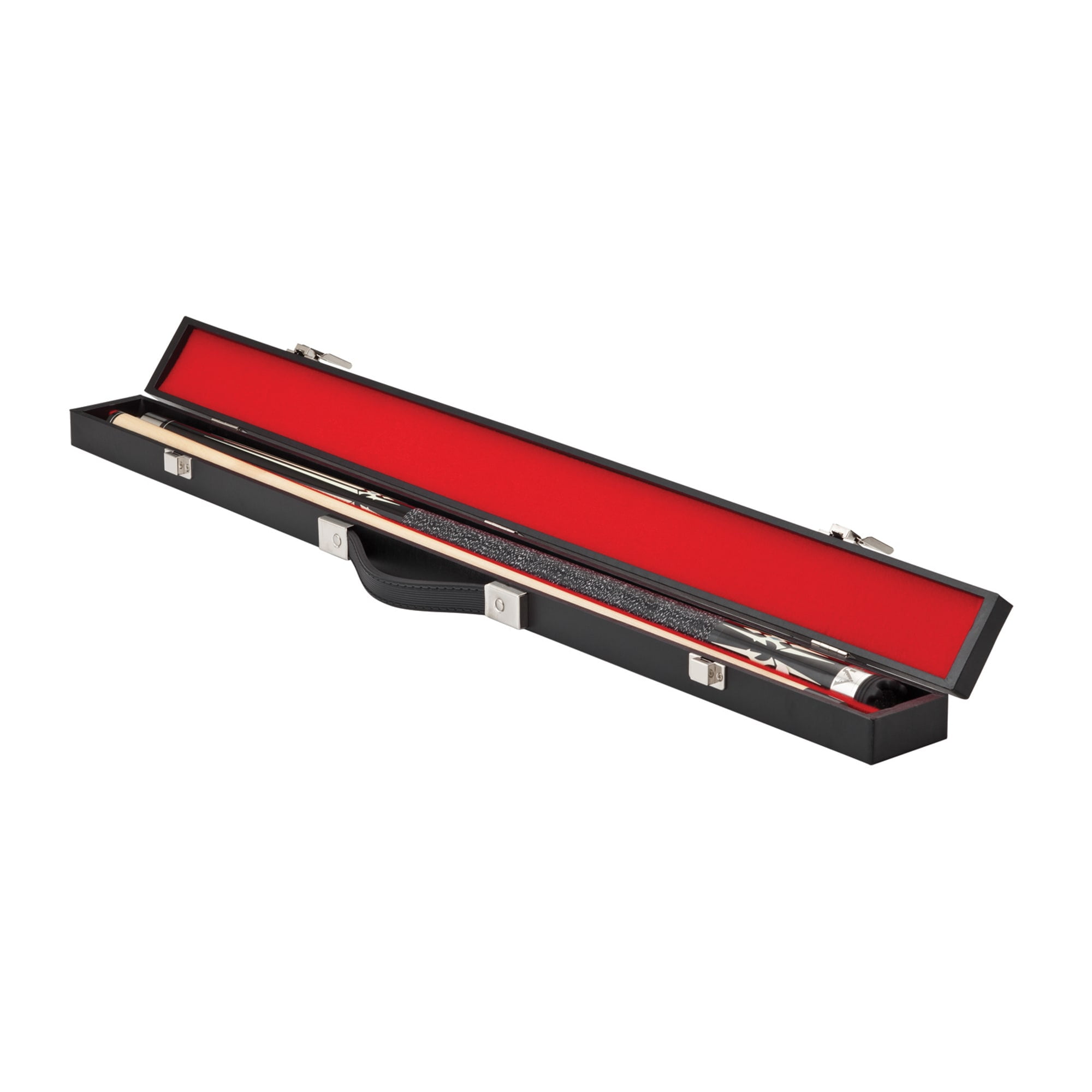 Impact Resistant Details about   Deluxe Hard Cue Case Billiards Pool Snooker 1 Butt, 2 Shafts 