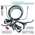 thumbnail image 1 of LEFU for RisunMotor E-Bike Hydraulic Disc Brake Set Front Rear Twin Disk Dual Callipers Lever for Electric Bicycle Scooter 160mm Rotor Compatible 140/180/203mm (2PIN Interface), 1 of 10