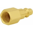8PCS Brass 1/4 Inch NPT Female and Male Industrial Air Hose Quick ...