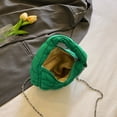 thumbnail image 4 of Women Shoulder Bag Quilted Crossbody Cloud Bag Padded Chain Simple Trend Handbag, 4 of 9