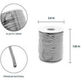 thumbnail image 2 of LEEYNEER - 2mm x 100 yards Satin Rattail Cord Shamballa Nylon Macrame Kumihimo string, 2 of 2