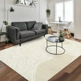 thumbnail image 3 of Yesurprise Changyou Camel Modern Printed Carpet - 5ft*7ft (152cm*213cm) 100% Polyester Area Rugs with 350G Velvet Weight and 1200Gsm Total Weight, 3 of 7