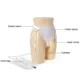 thumbnail image 2 of Colector de orina de silicona portátil, dispositivo para orinar para hombres, sistema de bolsas de incontinencia de viaje para ancianos, Camping, coche, viaje, postrado en cama, 2 of 5