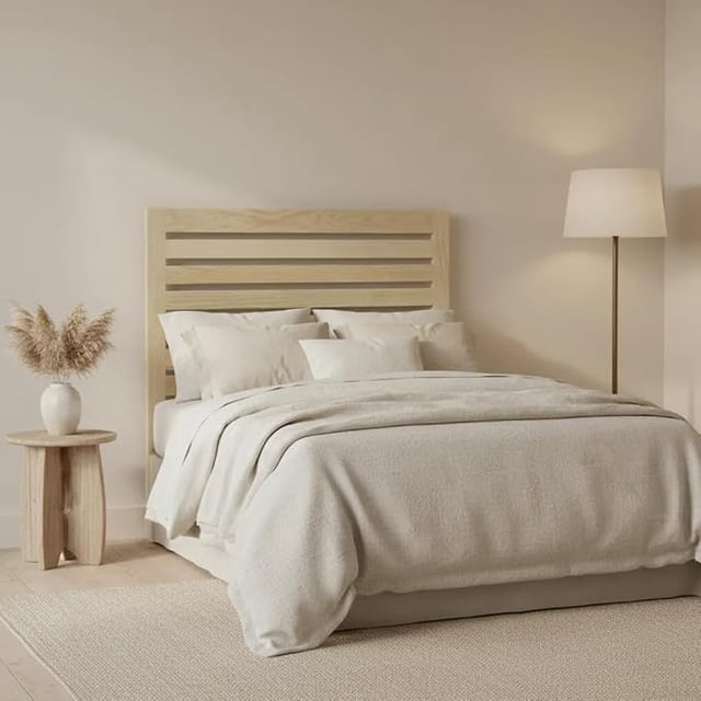 Cabecera Matrimonial Madera De Pino Cama Venecia Muebles GM Sin Pintar