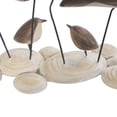 thumbnail image 6 of 14" x 12" Brown Polyresin Family Bird Sculpture with Cream Rock Base, by DecMode, 6 of 11