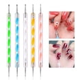 thumbnail image 4 of 5PCS Dotting Pens 3PCS Nail Painting Brushes Stainless Steel Alloy Nylon for Acrylic Nail Art Design, 4 of 8