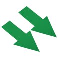 thumbnail image 1 of Unique Bargains Directional Arrow Sticker, 12' PVC Arrow Removable Adhesive Decals for Wall Floor Marking, Green, 24Pack, 1 of 6