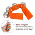 thumbnail image 3 of Unique Bargains 12 Pcs Clochettes de Poignet, Clochettes de Cheville Instruments de Percussion Rythme Musical pour Fête Noël, Orange, 3 of 6