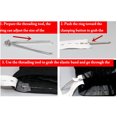 thumbnail image 3 of Buttonhole Elastic Adjustable Knit Stretch Elastic with D Buckle Button Threader, 3 of 10