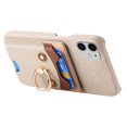 thumbnail image 3 of Case for FOXDOCK iPhone 12 Mini , Leather, Bear Ring, Card Holder, 3 of 4