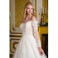 thumbnail image 3 of Women's Elizabeth K Off Shoulder Bridal Gown Gl3653 White Size 2XL, 3 of 3