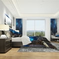 thumbnail image 3 of Designart 'Abstract City At Night' Modern & Contemporary Duvet Cover Set, 3 of 4