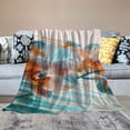 thumbnail image 2 of Orinice Flower Holography Warm Lightweight Blanket Soft Fleece Blankets for All Seasons - Decorative Cow Gifts Blanket, Multiple Sizes Available 60x80in, 2 of 6