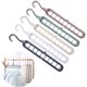 thumbnail image 1 of Perchas para ropa que ahorran espacio, organizador de perchas múltiples de 5 piezas, percha mágica, soporte para perchas de armario, perchas para ahorrar espacio Adepaton MZQ-0524, 1 of 7