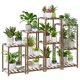 thumbnail image 1 of Soportes para plantas de madera pack de 4 para interior y exterior ideal para salón balcón y jardín, 1 of 7