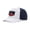 Bright White, variant on PGA Tour Men's Americana Trucker Adjustable Golf Hat, Red/Navy -