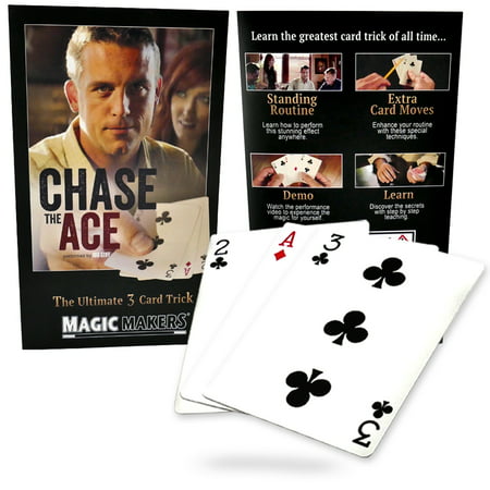 Magic Makers Chase the Ace - 3 Card Monte Trick