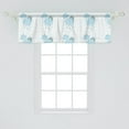 thumbnail image 2 of Ambesonne I Love You Window Valance, Blue Valentine Cloud, 54" X 18", Pale Blue Multicolor, 2 of 3