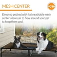 thumbnail image 5 of K&H Original Pet Cot Elevated Dog Bed Chocolate/Black Mesh X-Large 32 X 50 X 9 Inches, 5 of 9