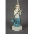 thumbnail image 3 of Zeckos Blue Glitter Tail Mermaid Table Lamps Burlap Shades Set of 2, 3 of 5