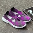 thumbnail image 1 of XIHAHA 2023 Zapatos planos De moda para Mujer, Zapatos tejidos con banda elástica, Zapatos planos cómodos para Mujer, mocasines informales para Mujer, Zapatos De Mujer, 1 of 5