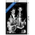 thumbnail image 3 of Wayne Gretzky - Trophies Wall Poster, 14.725" x 22.375", Framed, 3 of 3