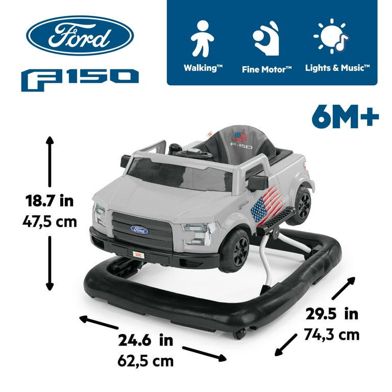 Bright Starts Ways to Play Walker - Ford F-150, All American, 4-in Bright Starts Ways to Play Walker - Ford F-150, All American, 4-in