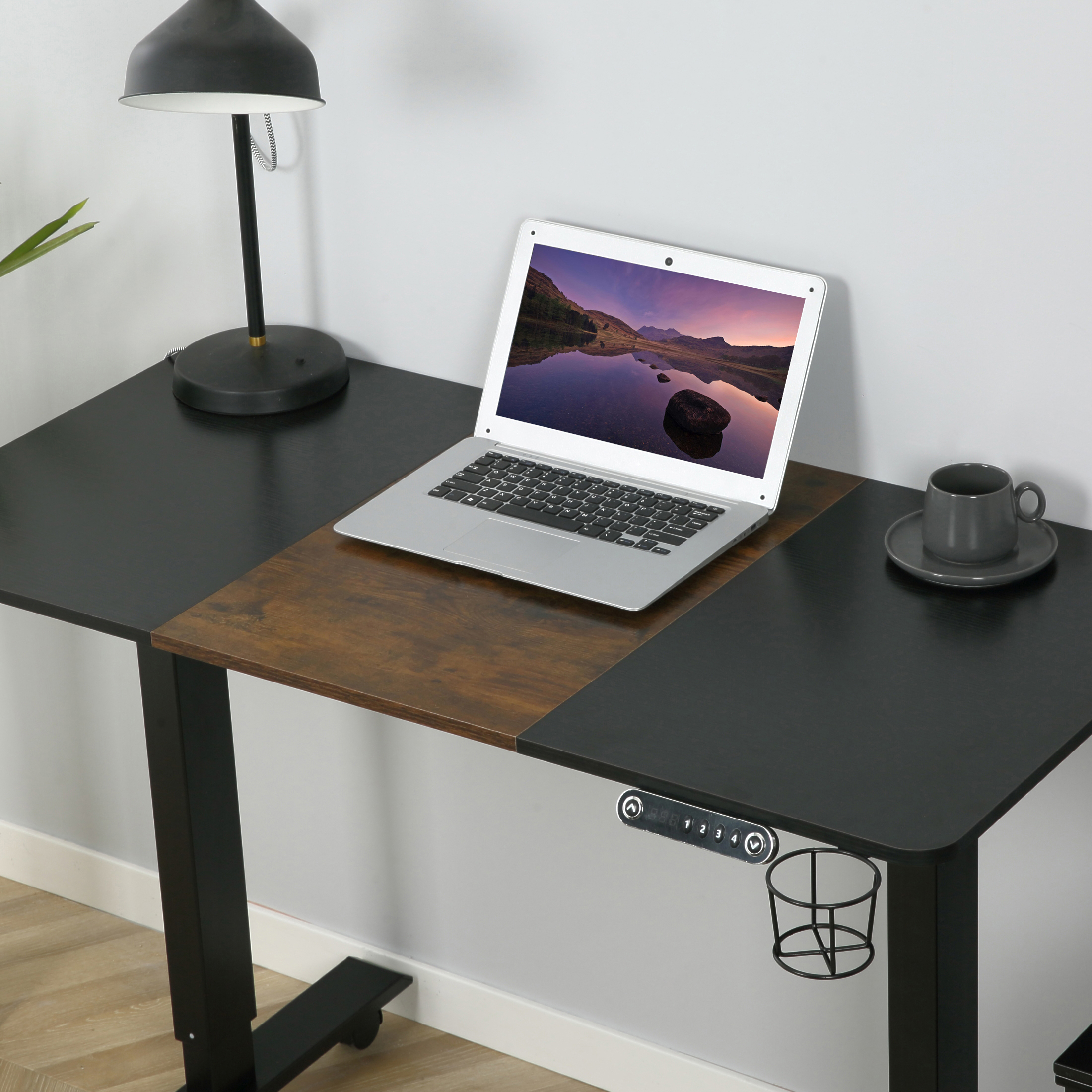 Utureal Electric Height Adjustable 48 x 24 inch Standing Desk, Sit